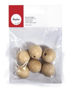 Träkulor ø 25 mm - halvborrade - 6 stycken - Rayher Beige