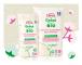 LOVE & GREEN Hypoallergen fyrkantig bomull - 100 % organisk bomull oblekt - 60 bomull