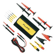 Fluke TLK282-1 Säkerhets-mätledning-Set Laminerade stickdon 4 mm Laminerade stickdon 4 mm 1.50 m Svart, Röd 1 st