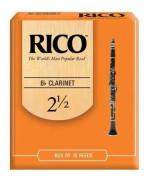 Rico Rico Bb Klarinettrör, Strength 2.5, Pack of Tio