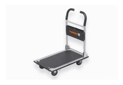 Meister Werkzeuge 8985620 Plattformsvagn hoppfällbar, med förvaringsfack Stål Last (max.): 150 kg
