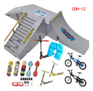 Finger Skateboard Ramp Set Skatepark Set Dekoration