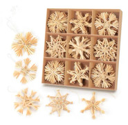 36-pack halmstråset, Ø 6 cm, sugrör, julgranspynt juldekoration 36 st