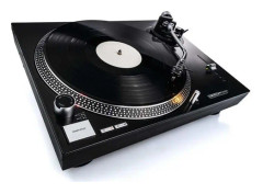 Reloop RP-2000 MK2 - Skivspelare - metalliskt djupsvart
