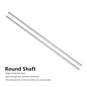 2 st Runda Axlar 4100‑0006‑300 Rostfritt Stål Kompatibel med TETRIX Robotar Φ6mm