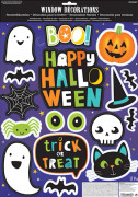 Klistermärken för fönster Halloween Friends