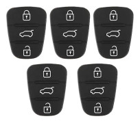 Paris_Knappdyna, gummiknappdyna, skydd, bilgummiknapp, knappdyna för Hyundai, knappsats för Kia
