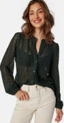 VILA Vichikka Lace L/S Shirt Scarab XS