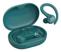 JLab Audio Go Air Sport - True wireless-hörlurar med mikrofon - inuti örat - montering över örat - Bluetooth - blågrön