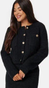 BUBBLEROOM Button Knitted Jacket Black XL