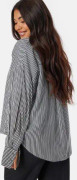 VERO MODA Vmbumpy L/S Oversize Shirt Wvn Snow White/ Night Sky XS