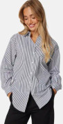 Object Collectors Item Objtutta Lo L/S Shirt White/Stripes Black 42
