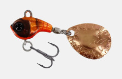 Westin DropBite Tungsten Spin Tail Jig 2cm 13g Fire Craw