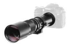 WALIMEX 500-8.0 objektiv för Nikon AF/MF - 4/4 struktur - Brännvidd 0-500 mm