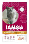 IAMS Vitality Premium föda för äldre katter - Komplett och balanserad - Främjar livslängd - Med färsk kyckling - GMO-fri - 10 kg