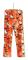 Cartoon HelloKitty Flanell Pyjamasbyxor för Kvinnor Halloween Present Halloween Orange XXL