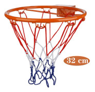 Basketbollkorg för barn inomhus och utomhus - 32 cm diameter orange förstärkt stativ