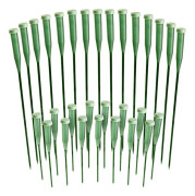 30-pack Blomstervattenrör med Lock, Utbyggbara Vials för Blomsterarrangemang, Floristtillbehör (15 cm och 30 cm)