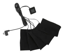 USB Elektrisk Klädvärmarplatta med Fem Uppvärmningselement, Justerbar Temperatur, Värmeverktyg