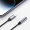 Tech-Protect Ljudadapter Lightning - 3.5mm AUX Hona Nylon Svart