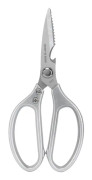 Multifunktionell Klippsax, Ergonomiskt Designade Handtag för Bekvämt Grepp, Rostfria Blad, Skalbara Fiskfjäll, Kraftig Köksax