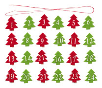 24 st julträklips med rep Femuddiga stjärnformade träklips för foton DIY-hantverk Dekoration