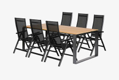 NORDFORM - Trädgårdsgrupp, 6 stolar - Orange - Matgrupper - Från Homeroom