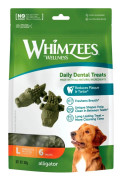 Whimzees Alligator L, 6 stk, 360 g MP - (6 pk/ps)