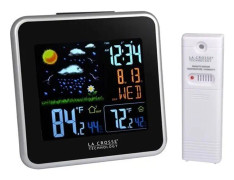 Station Météo La Crosse Technology WS6821A-BLA med färgskärm Svart