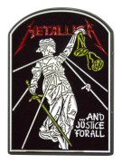 Metallica And Justice For All Tombstone Badge