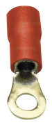 Sinuslive RKS-1,5 P Ringkabelsko Tvärsnitt (max.)=1.50 mm² Hål-Ø=4 mm Delisolerad Röd 10 st