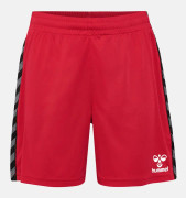Hmlauthentic Pl Shorts Kids, True Red, 140, Löparshorts