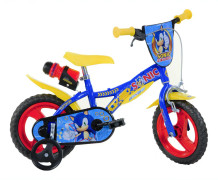Dino - Barncykel - Sonic 12 Tum 21 Cm Fixed Gear Blå/Gul