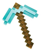 Minecraft Plastic Replica Diamond Pickaxe 40cm