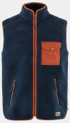 Vardag Pile Fleece Vest M, Navy-Autumn Leaf, Xs, Västar