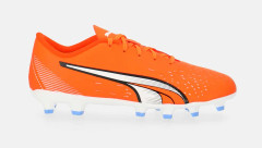 Ultra Play Fg/Ag Jr, Ultra Orange-Puma White-Blue G, 37 (Uk 4), Fotbollsskor