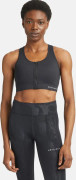 Essential Zip Sportsbra, Black, M, Löparkläder