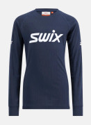 Swix Racex Classic Long Sleeve Jr Dark Navy/Bright White