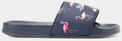 Hawaii Slippers Jr, Navy Flamingo, 31, Beachsandaler