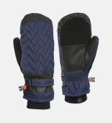 La Chevron W Mitt, Black Iris Melange, M, Skidhandskar