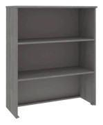 vidaXL Överdel till högskåp HAMAR ljusgrå 85x35x100 cm massiv furu