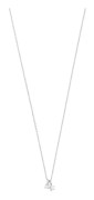 SNÖ of Sweden Stina Small Pendant Necklace Silver/Clear 42cm