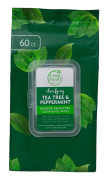 Petal Fresh Pure Tea Tree & Peppermint Makeup Removing Wipes 60st