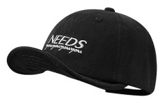 Basebollkepsar för män & kvinnor, kort hatt i bomull, broderad, klassisk, justerbar sportkeps, lätt och andningsbar, golfkeps för utomhusbruk, sommarhatt, svart