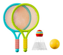 Barnens Badmintonracket Set - Lättvikts Tennis & Badminton Leksak för Barn med Bollar för Familjespel