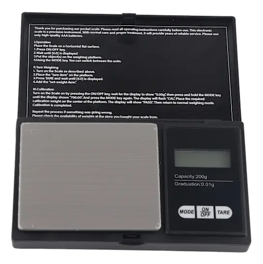 200g X 0.01g Digital Fickvåg Bärbar Gram Smycken Guld Silver Mynt Ört