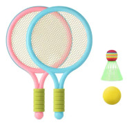 Barnens Badmintonracket Set - Lättvikts Tennis & Badminton Leksak för Barn med Bollar för Familjespel