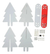 DIY Elektroniskt Julgranssats USB-driven med LED-lampor för lödning