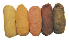 Spräcklig jungfrulig ullgula nyanser Fleece 5 färger på 20g - RAYHER - Virgin ull - Gul