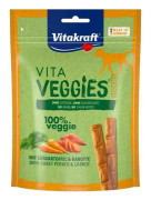Vitakraft 58731, Snacks, Hund, Universal, Morrot, Sötpotatis, 80 g, Sockerfri